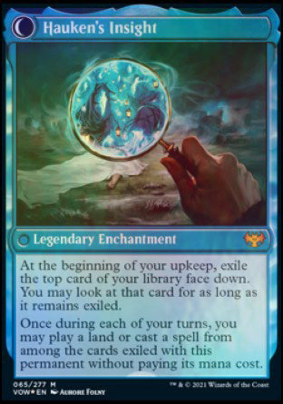 Jacob Hauken, Inspector // Hauken's Insight [Innistrad: Crimson Vow Prerelease Promos] | The Time Vault CA