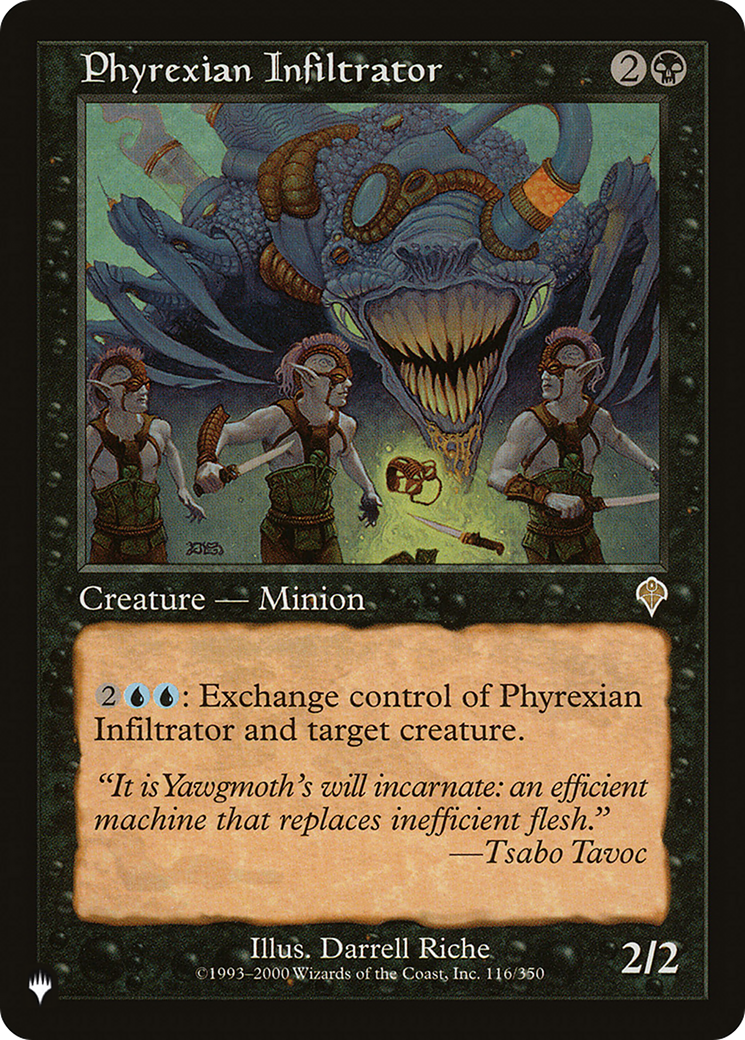 Phyrexian Infiltrator [The List] | The Time Vault CA