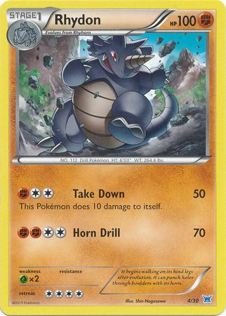 Rhydon (4/30) [XY: Trainer Kit 2 - Latios] | The Time Vault CA