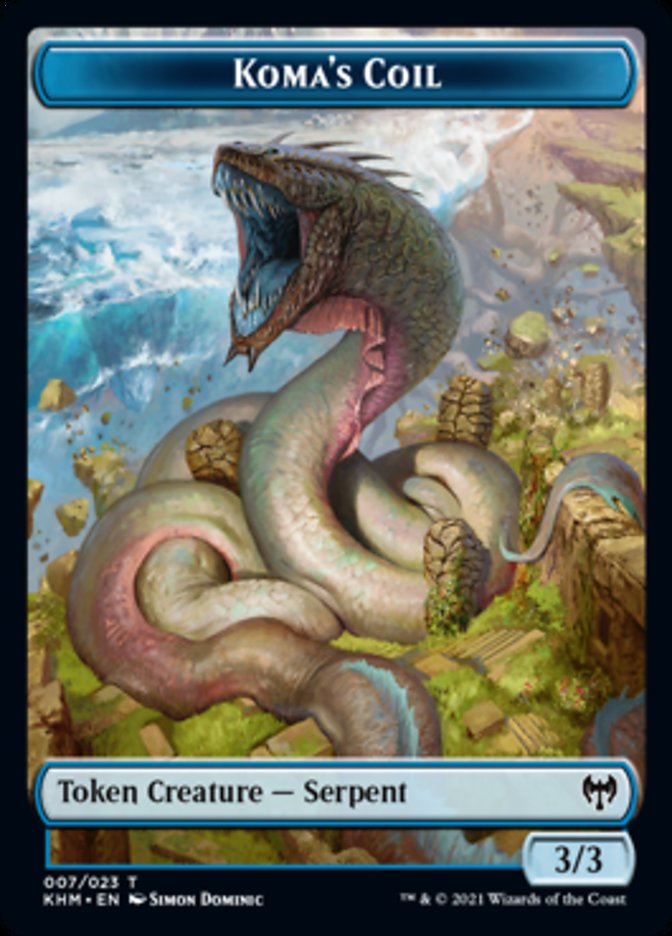 Koma's Coil Token [Kaldheim Tokens] | The Time Vault CA