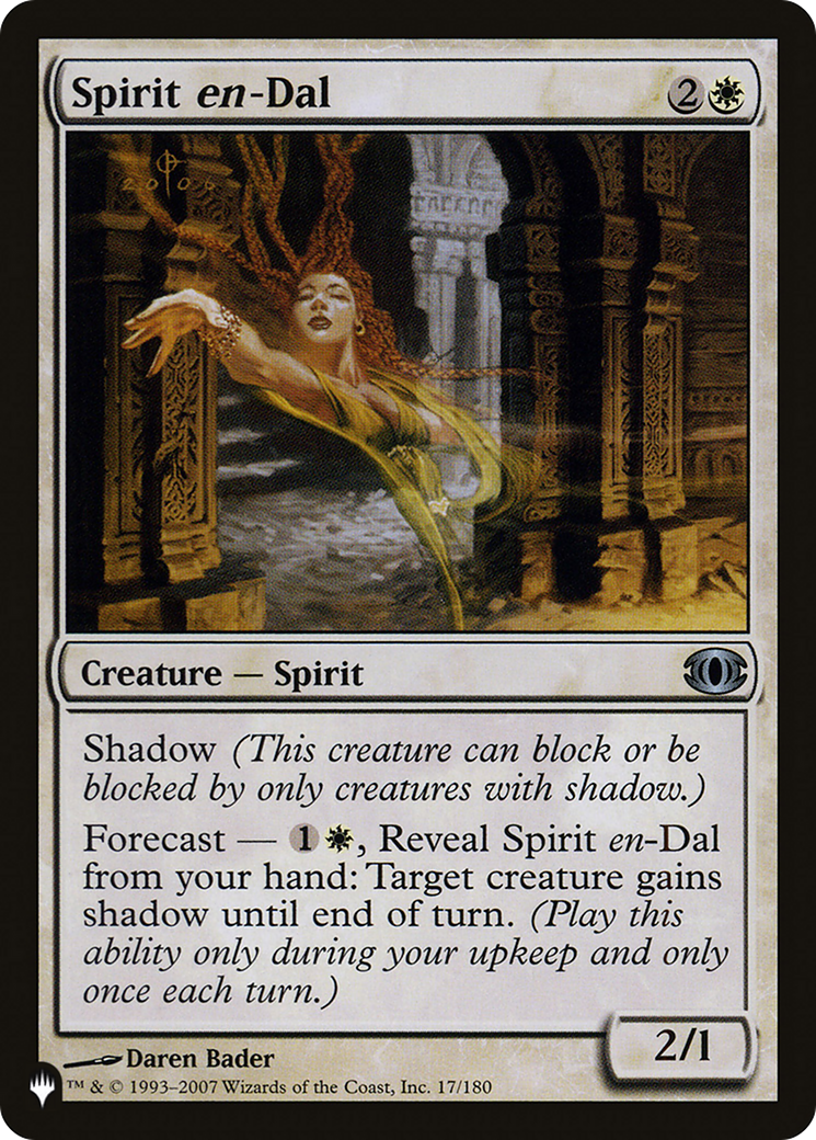 Spirit en-Dal [The List] | The Time Vault CA