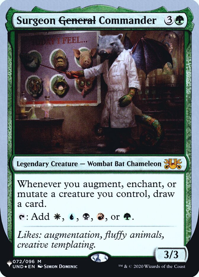 Surgeon General Commander (Unfinity Foil Edition) [The List] | The Time Vault CA