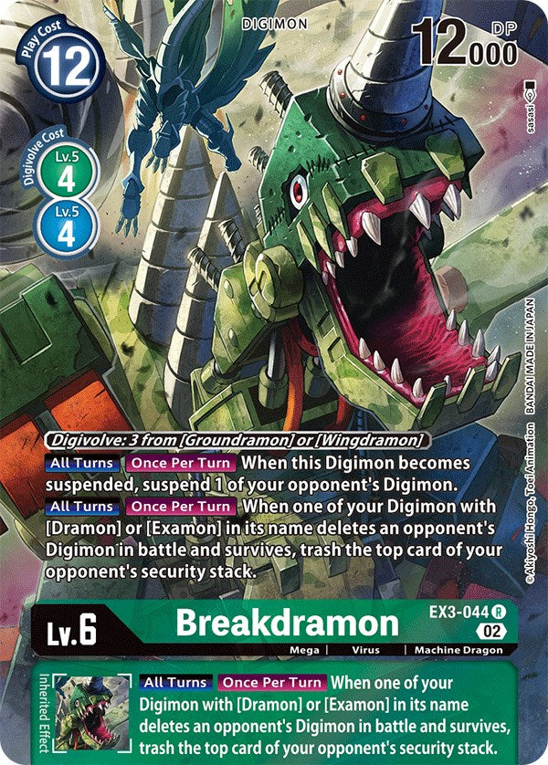 Breakdramon [EX3-044] (Alternate Art) [Draconic Roar] | The Time Vault CA