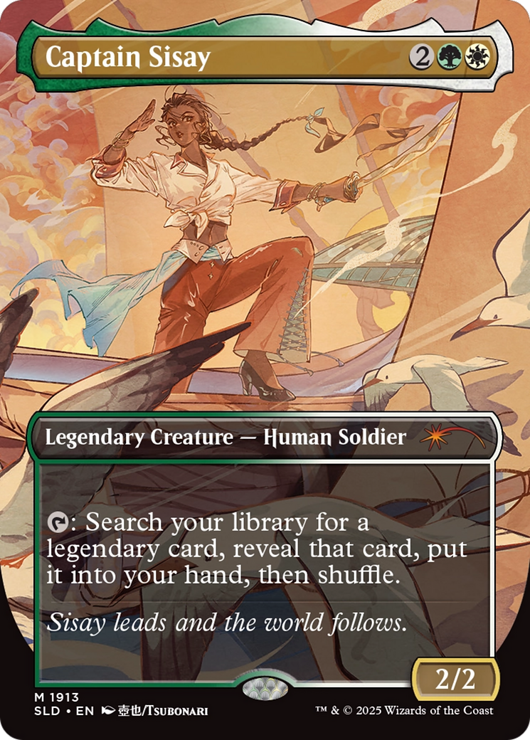 Captain Sisay (1913) (Rainbow Foil) [Secret Lair Drop Series] | The Time Vault CA