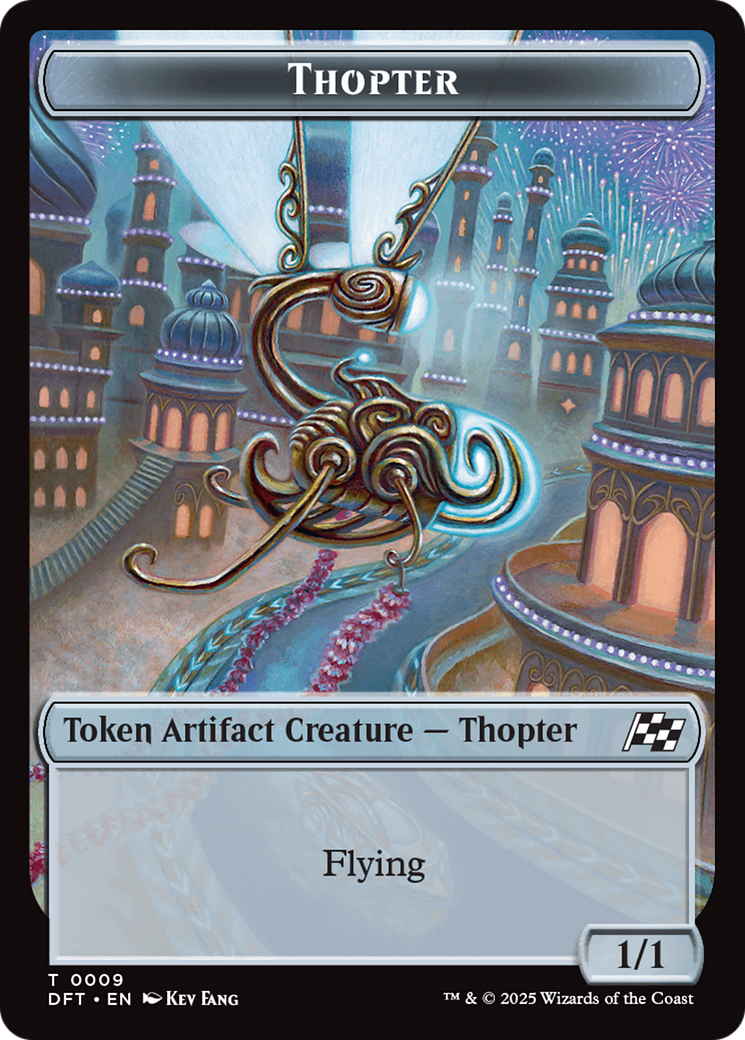 Servo // Thopter (0009) Double-Sided Token [Aetherdrift Tokens] | The Time Vault CA