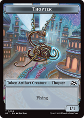 Thopter (0009) // Treasure Double-Sided Token [Aetherdrift Tokens] | The Time Vault CA