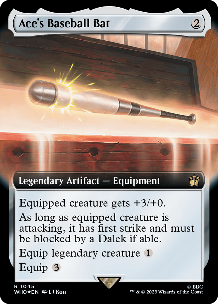 Ace's Baseball Bat (Extended Art) (Surge Foil) [Doctor Who] | The Time Vault CA