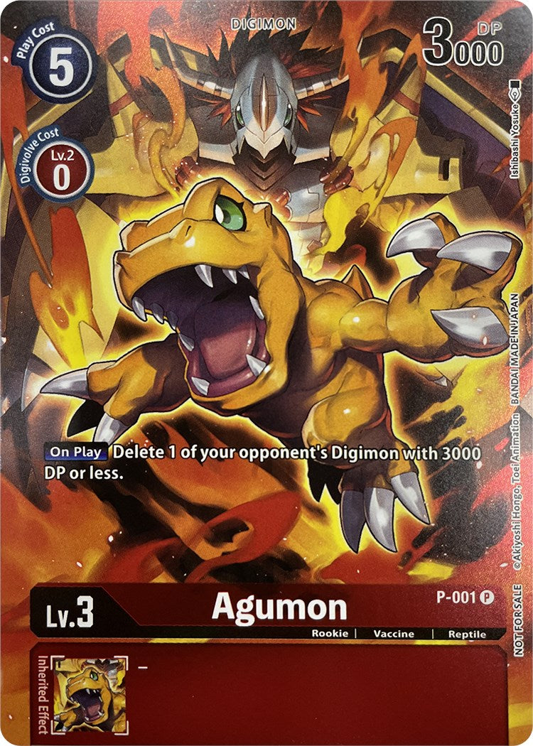 Agumon [P-001] (Tamer's Evolution Box 2) [Promotional Cards] | The Time Vault CA