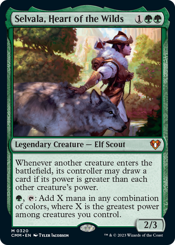 Selvala, Heart of the Wilds [Commander Masters] | The Time Vault CA