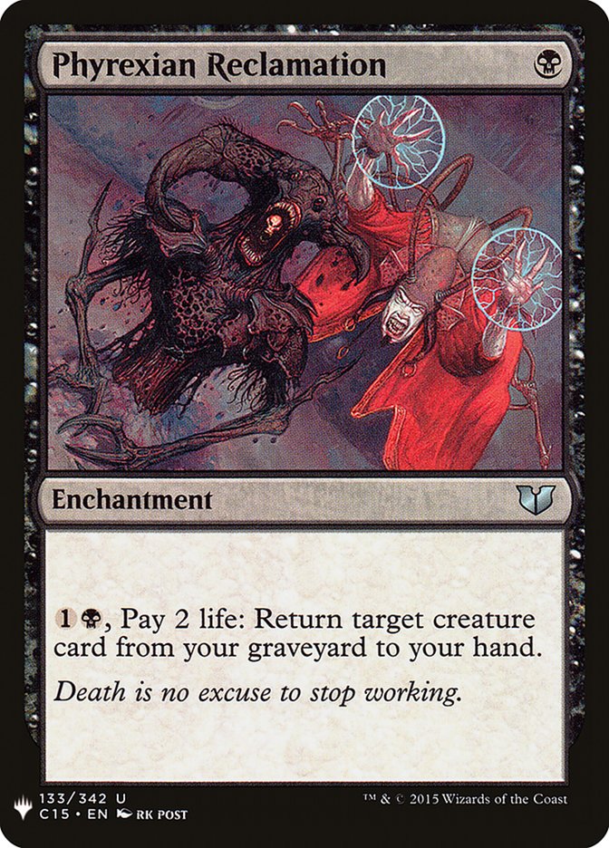 Phyrexian Reclamation [Mystery Booster] | The Time Vault CA