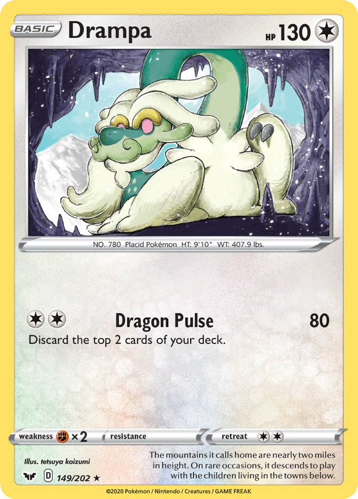 Drampa (149/202) [Sword & Shield: Base Set] | The Time Vault CA