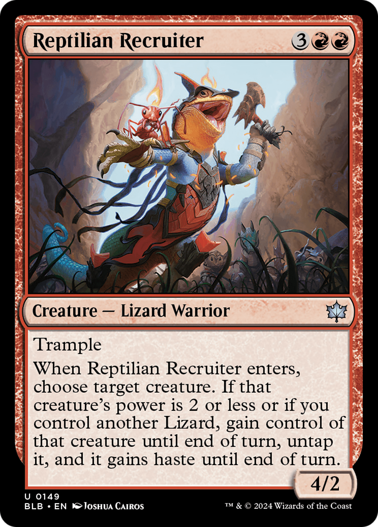 Reptilian Recruiter [Bloomburrow] | The Time Vault CA