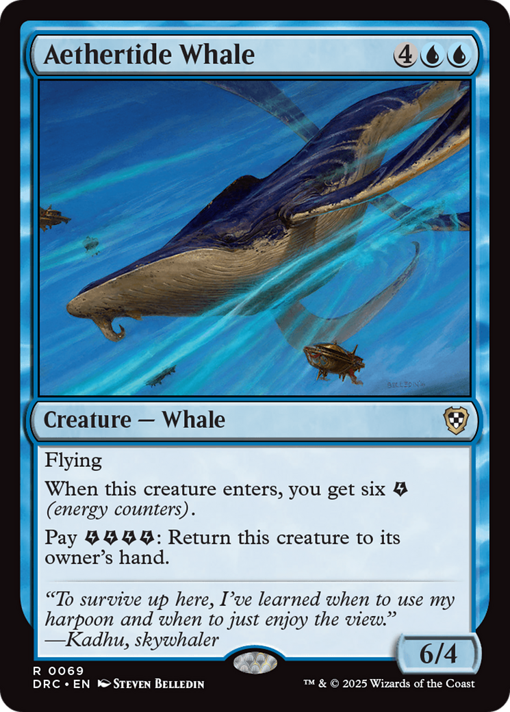 Aethertide Whale [Aetherdrift Commander] | The Time Vault CA