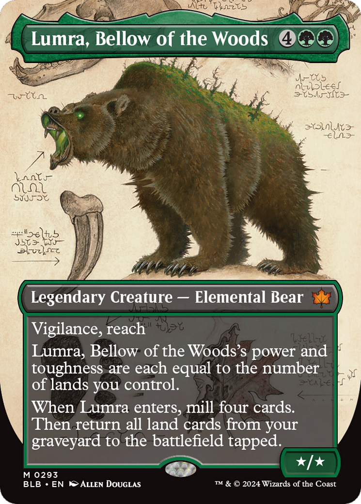 Lumra, Bellow of the Woods (Borderless) (0293) [Bloomburrow] | The Time Vault CA