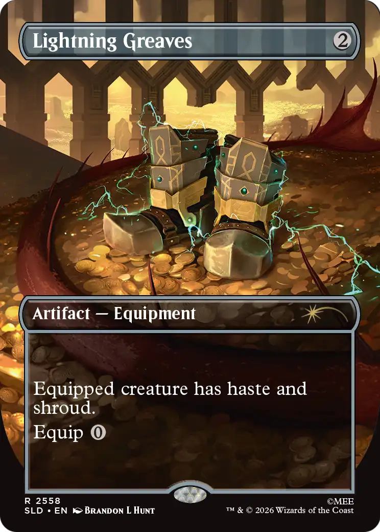Lightning Greaves (2558) [Secret Lair Drop Series] | The Time Vault CA