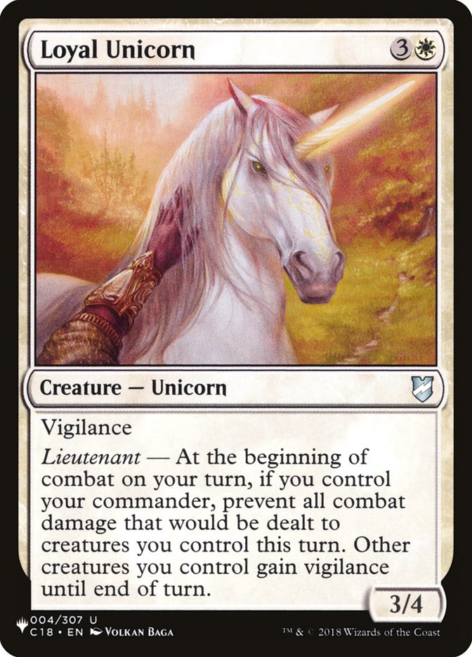 Loyal Unicorn [The List] | The Time Vault CA