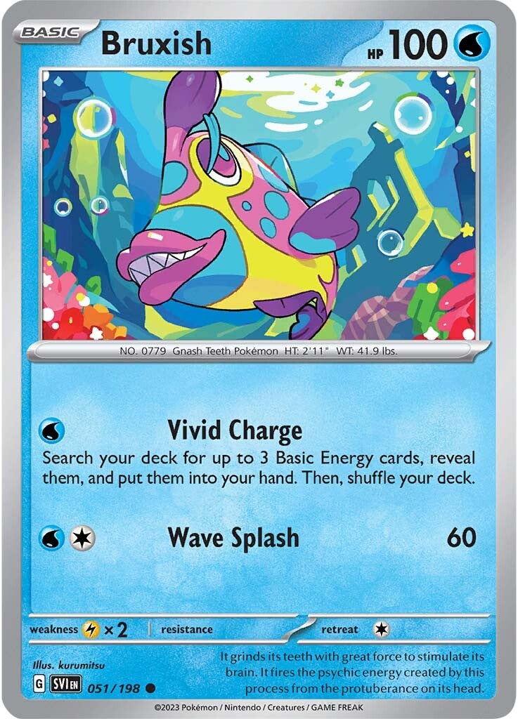 Bruxish (051/198) [Scarlet & Violet: Base Set] | The Time Vault CA