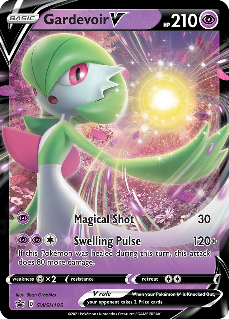 Gardevoir V (SWSH105) [Sword & Shield: Black Star Promos] | The Time Vault CA