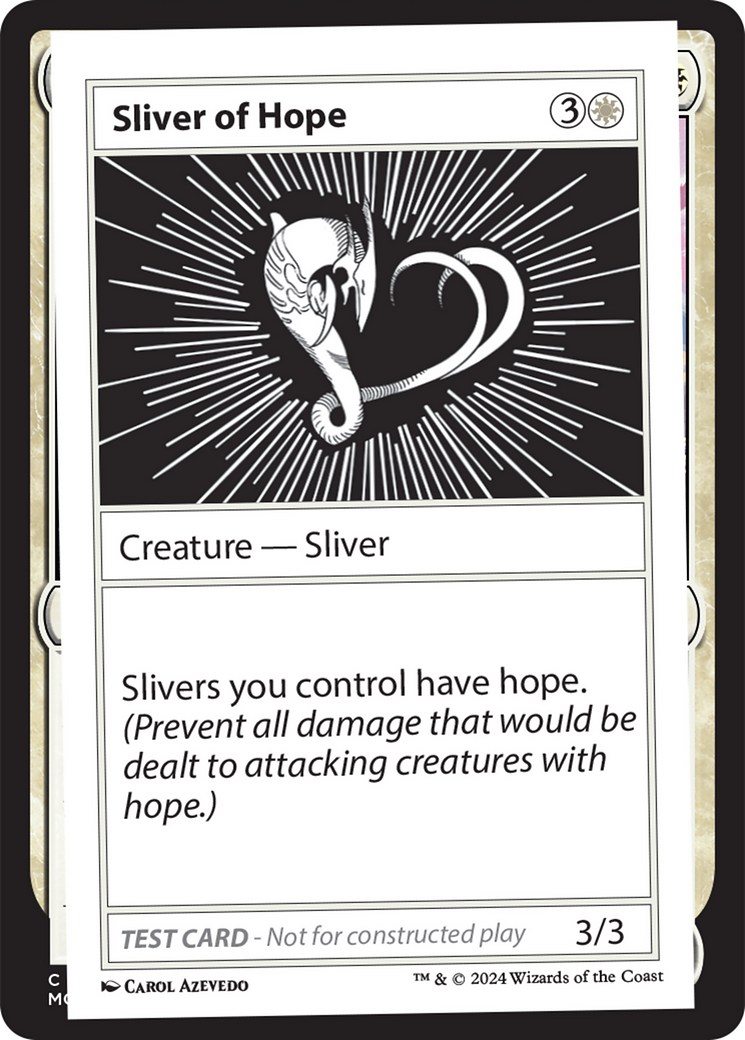 Sliver of Hope [Mystery Booster 2 Playtest Cards] | The Time Vault CA