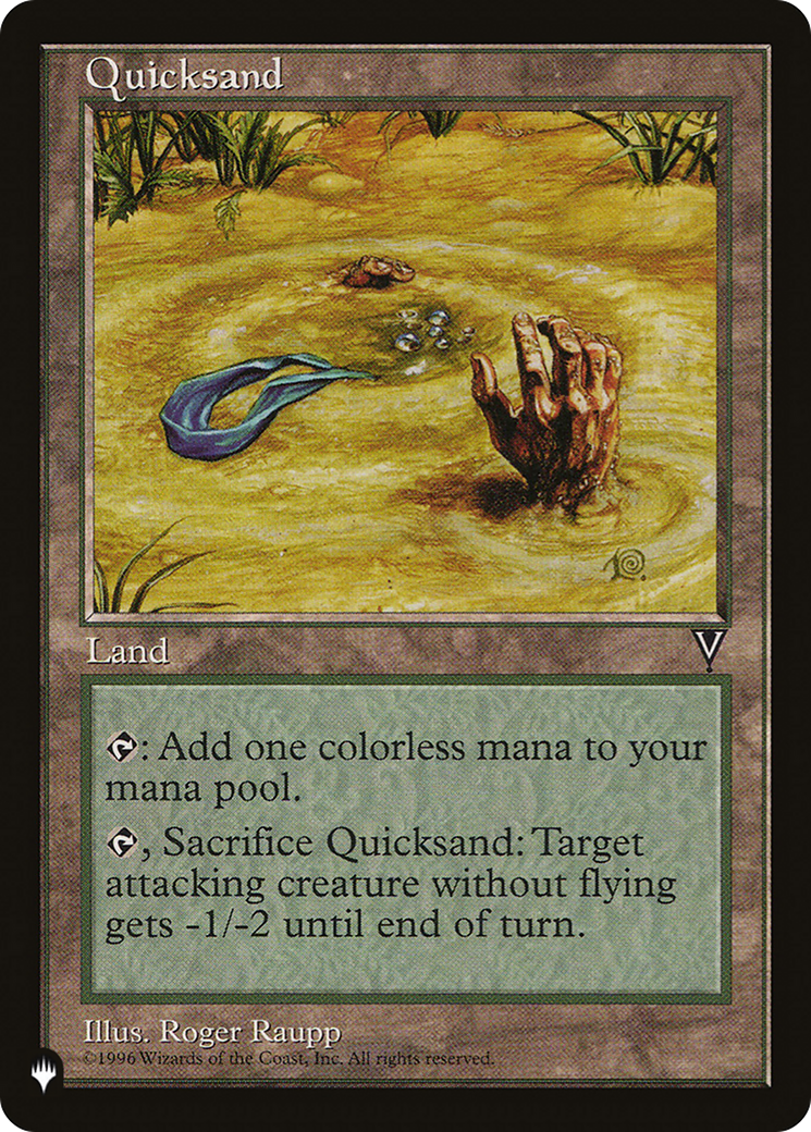 Quicksand [The List] | The Time Vault CA