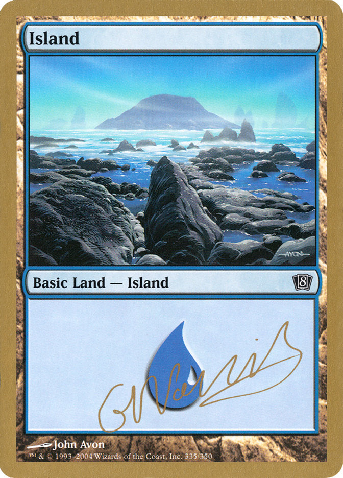 Island (gn335) (Gabriel Nassif) [World Championship Decks 2004] | The Time Vault CA