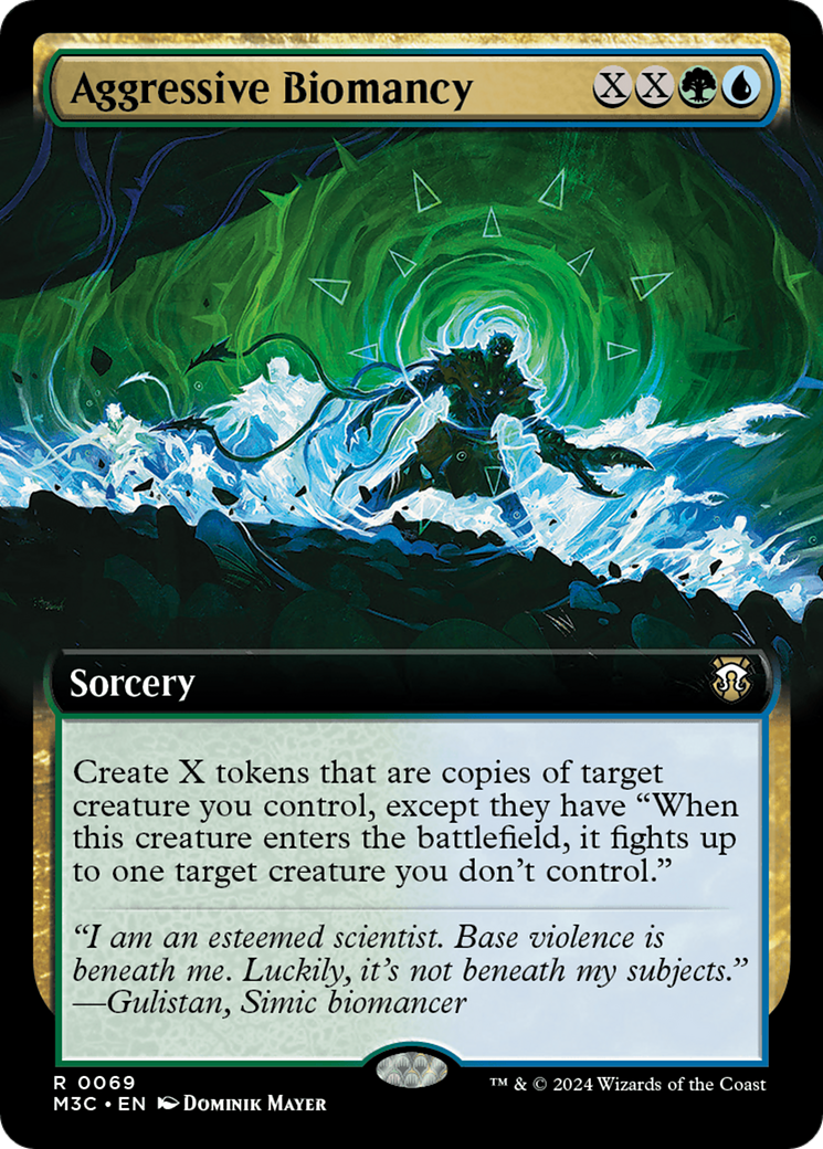 Aggressive Biomancy (Extended Art) [Modern Horizons 3 Commander] | The Time Vault CA