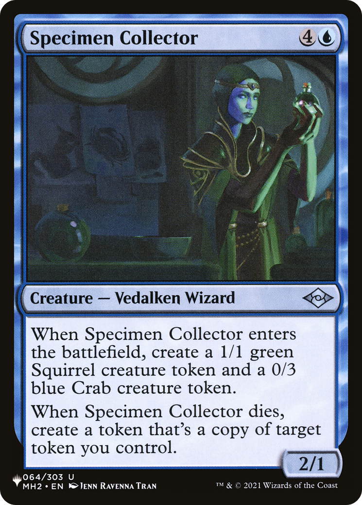 Specimen Collector [The List] | The Time Vault CA