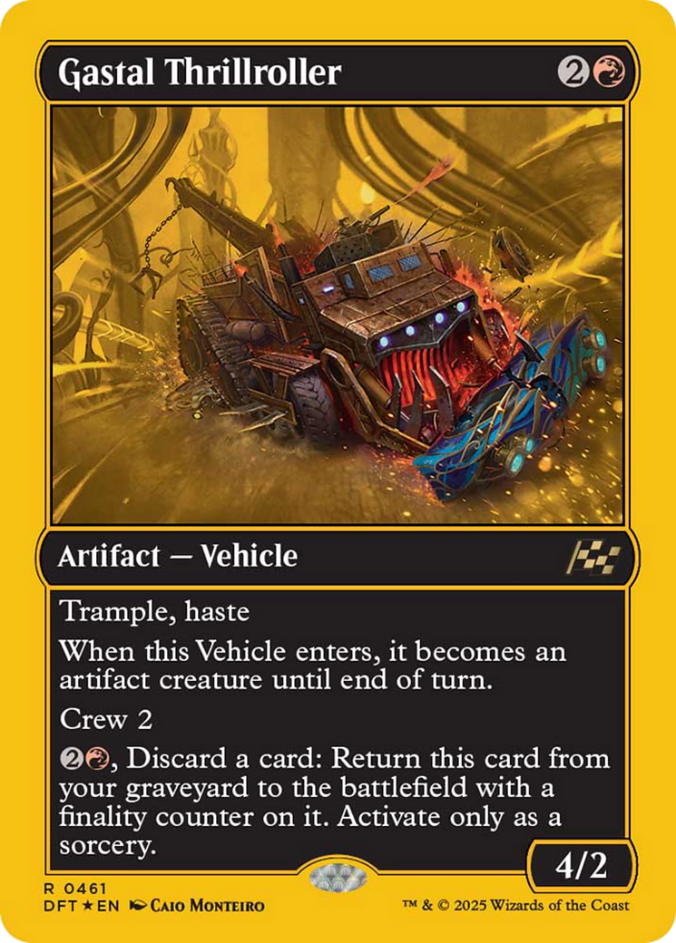 Gastal Thrillroller (First-Place Foil) [Aetherdrift] | The Time Vault CA