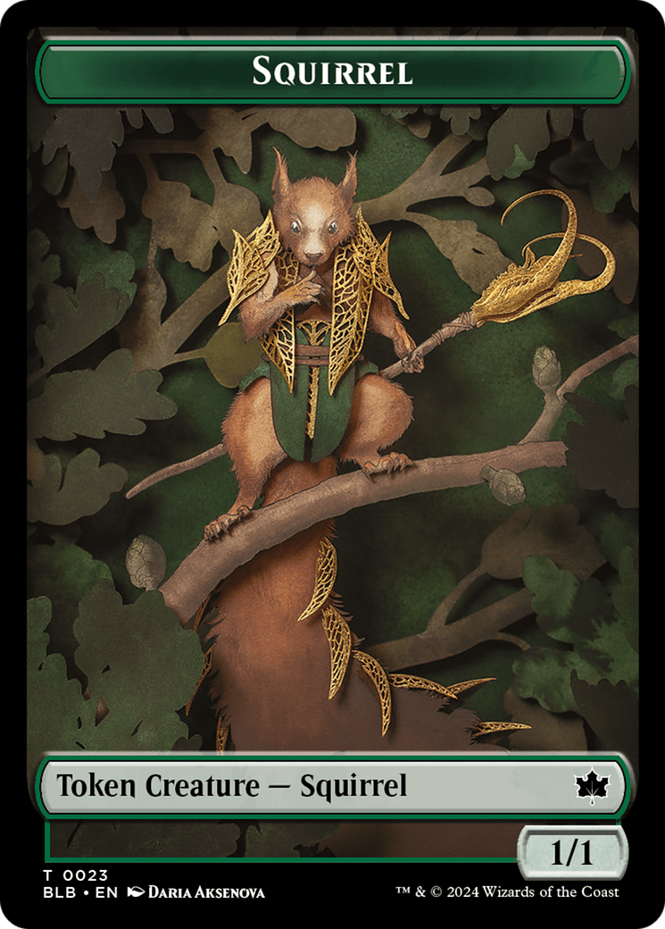 Squirrel Token [Bloomburrow Tokens] | The Time Vault CA