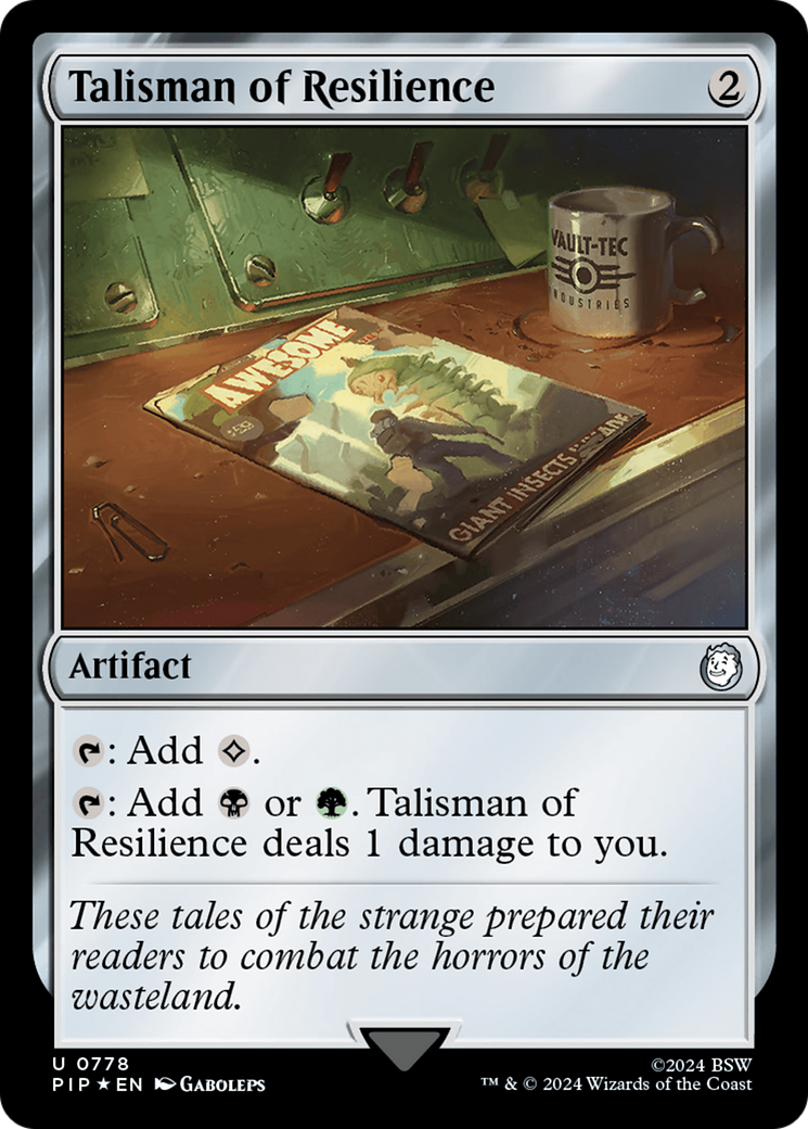 Talisman of Resilience (Surge Foil) [Fallout] | The Time Vault CA