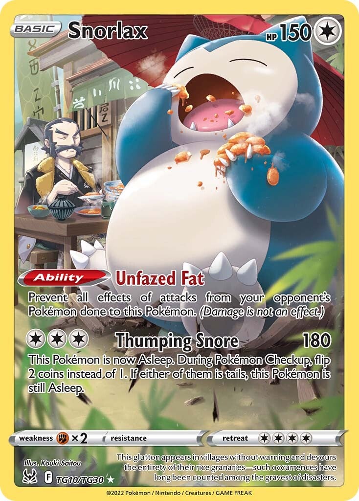 Snorlax (TG10/TG30) [Sword & Shield: Lost Origin] | The Time Vault CA