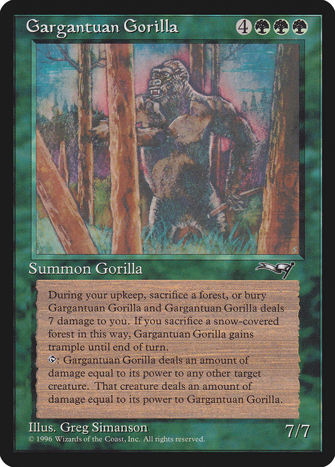 Gargantuan Gorilla [Alliances] | The Time Vault CA