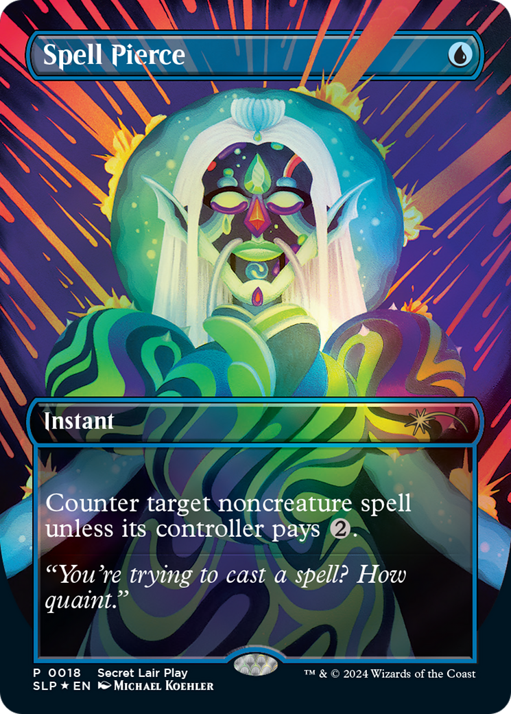 Spell Pierce [Secret Lair Showdown] | The Time Vault CA