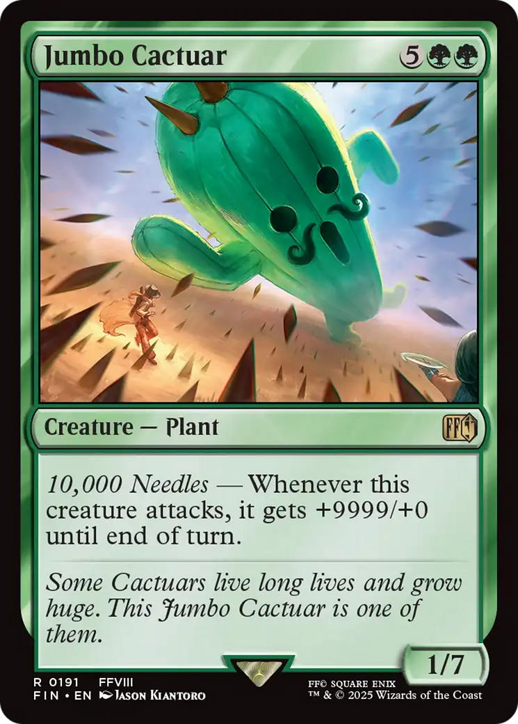 Jumbo Cactuar [FINAL FANTASY] | The Time Vault CA