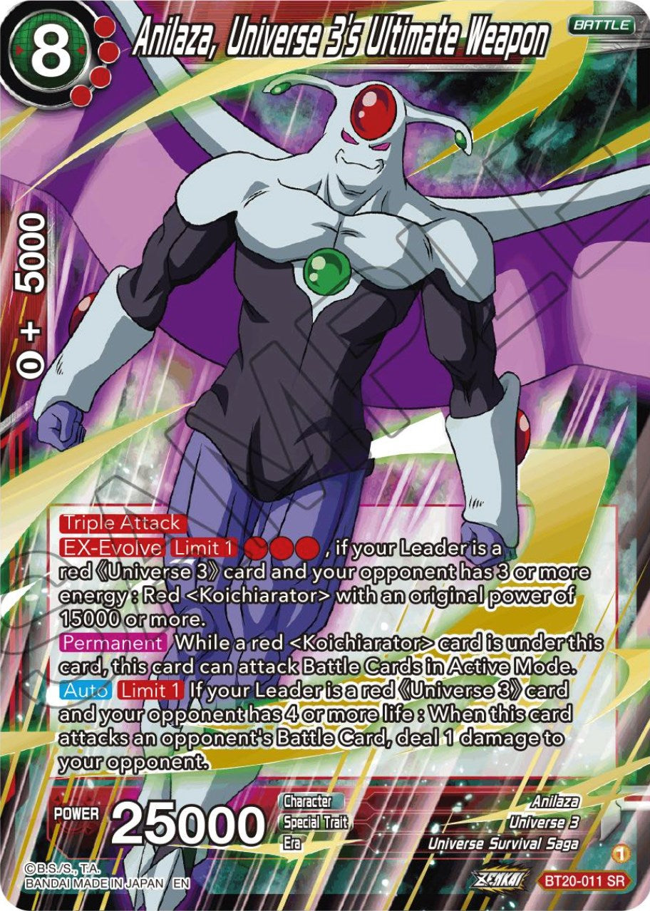 Anilaza, Universe 3's Ultimate Weapon (BT20-011) [Power Absorbed] | The Time Vault CA