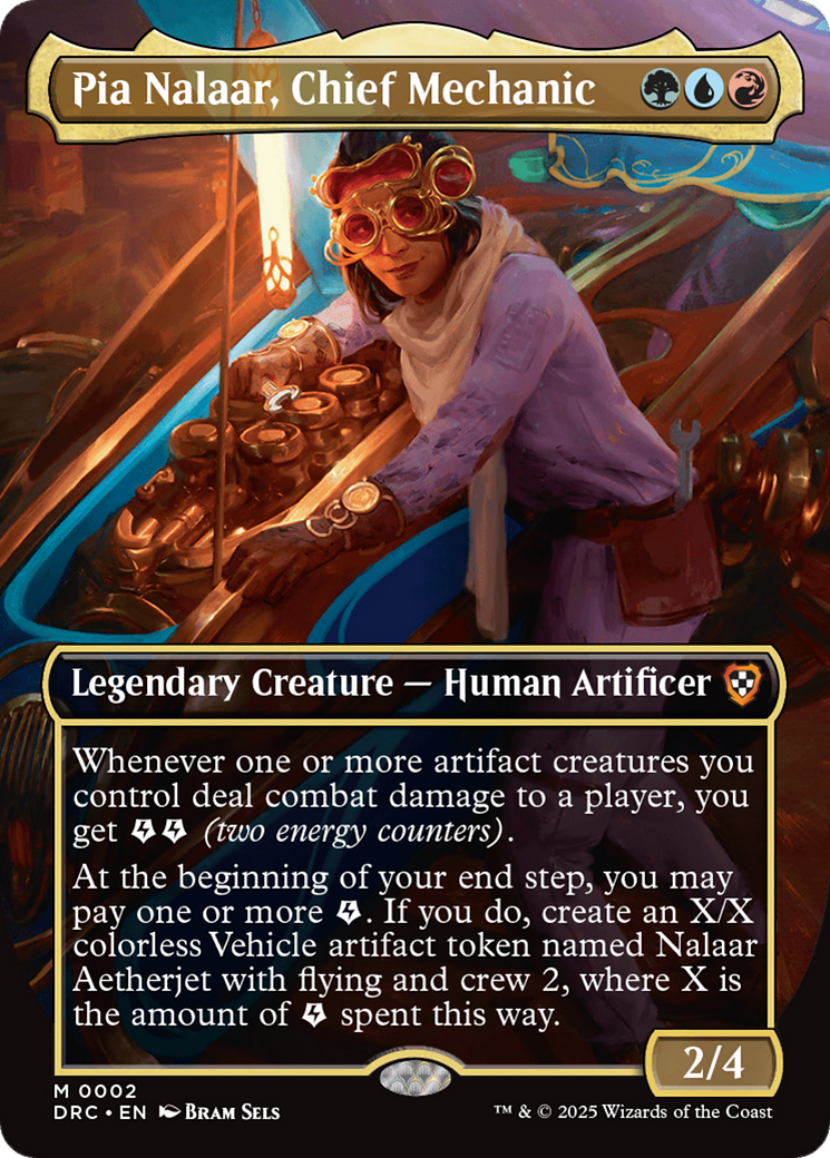 Pia Nalaar, Chief Mechanic (Borderless) [Aetherdrift Commander] | The Time Vault CA