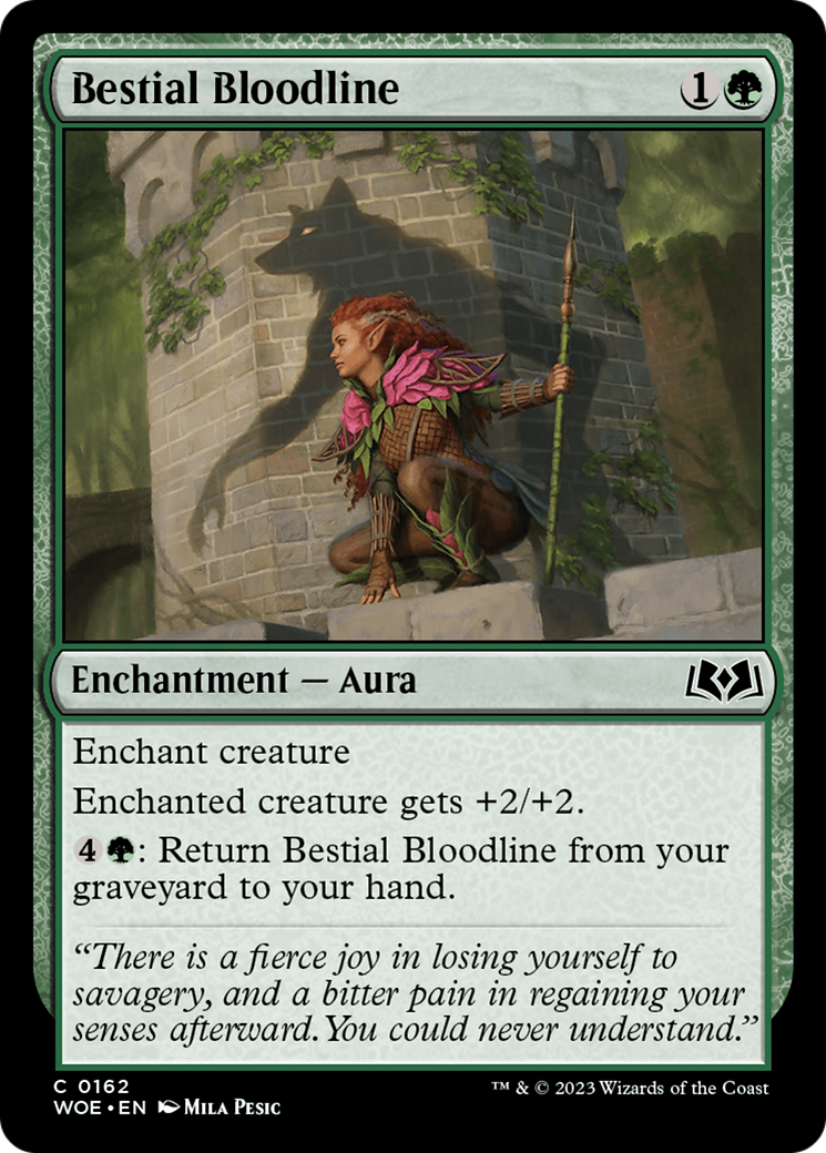 Bestial Bloodline [Wilds of Eldraine] | The Time Vault CA