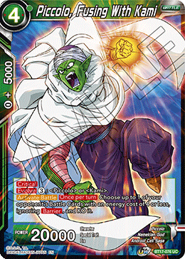 Piccolo, Fusing With Kami (BT17-076) [Ultimate Squad] | The Time Vault CA