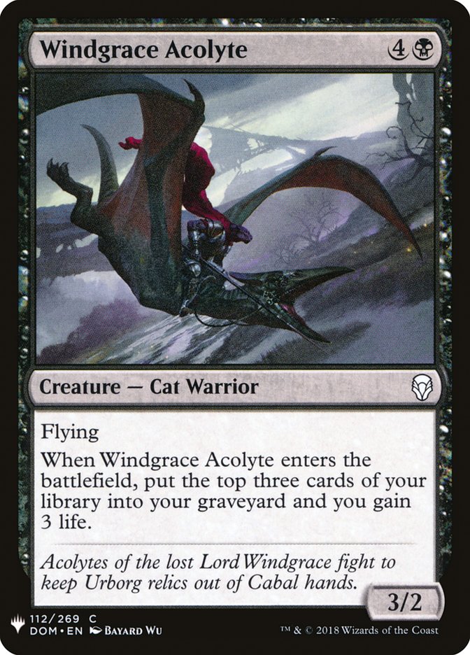 Windgrace Acolyte [Mystery Booster] | The Time Vault CA