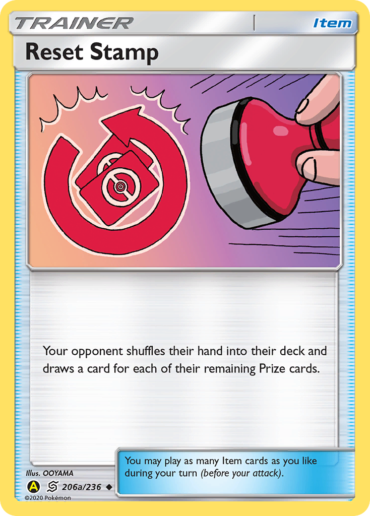 Reset Stamp (206a/236) [Alternate Art Promos] | The Time Vault CA