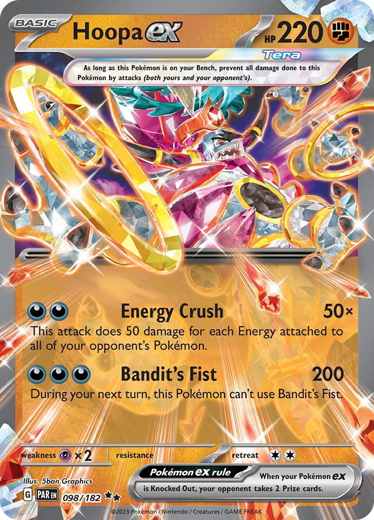 Hoopa ex (098/182) [Scarlet & Violet: Paradox Rift] | The Time Vault CA