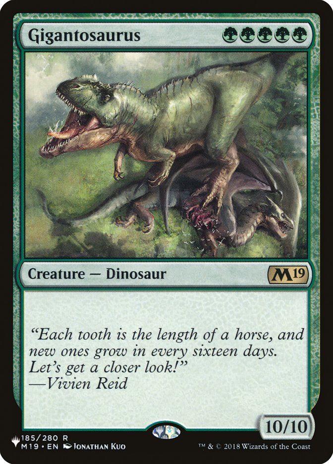 Gigantosaurus [The List] | The Time Vault CA