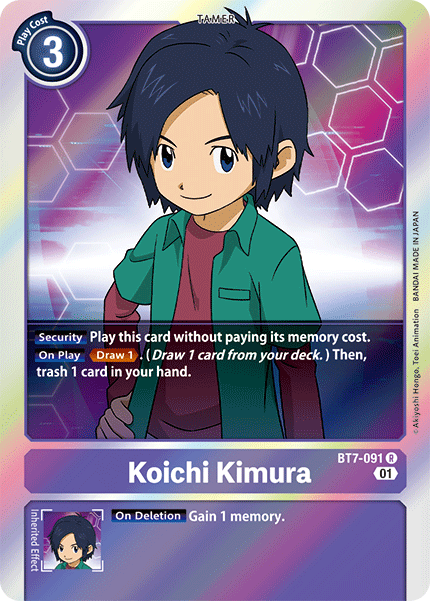 Koichi Kimura [BT7-091] [Next Adventure] | The Time Vault CA