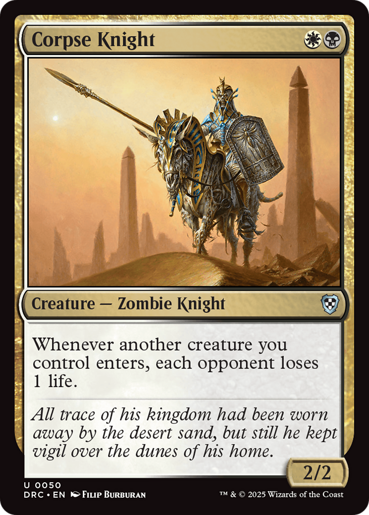 Corpse Knight [Aetherdrift Commander] | The Time Vault CA