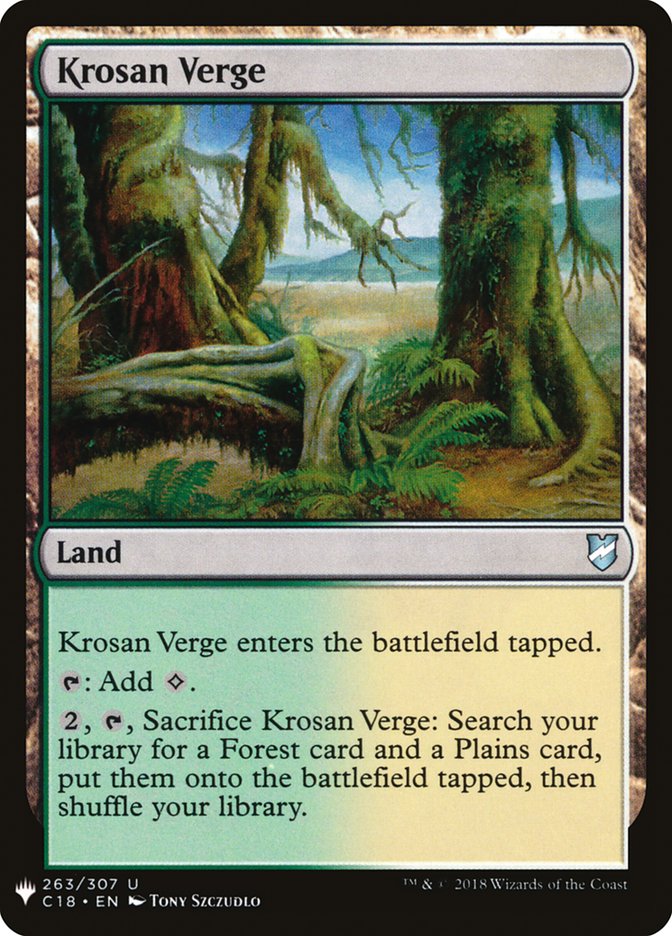 Krosan Verge [Mystery Booster] | The Time Vault CA