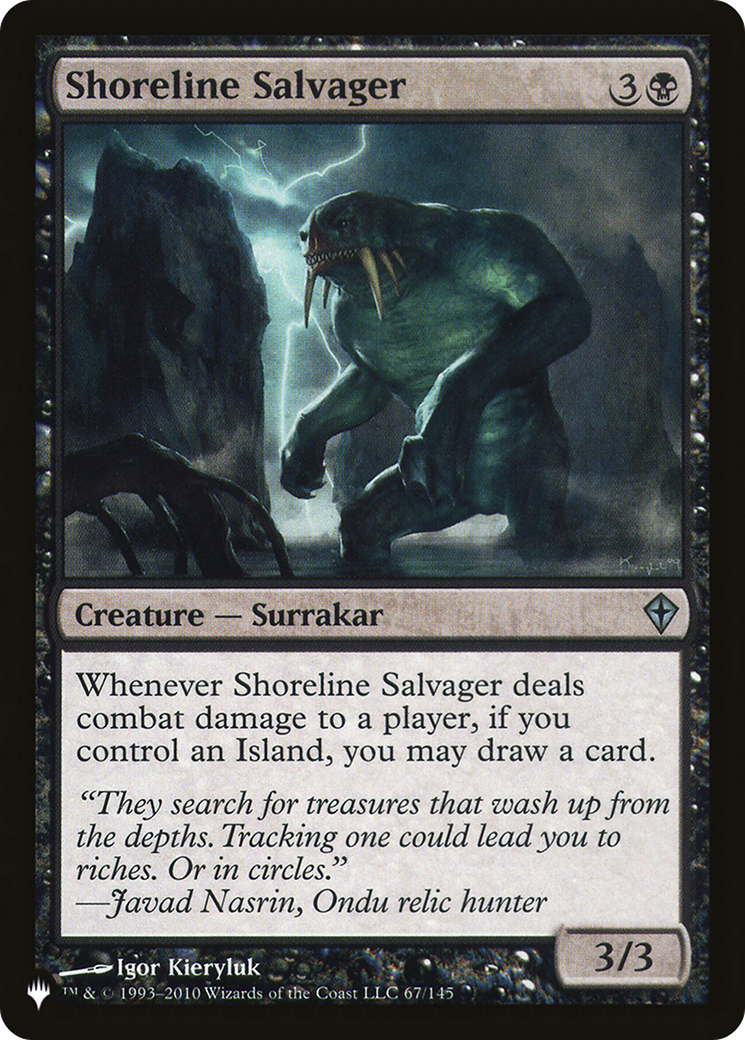 Shoreline Salvager [The List Reprints] | The Time Vault CA