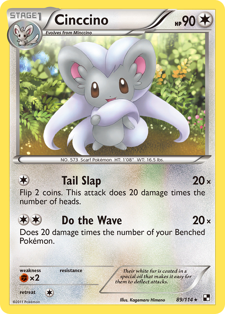 Cinccino (89/114) [Black & White: Base Set] | The Time Vault CA