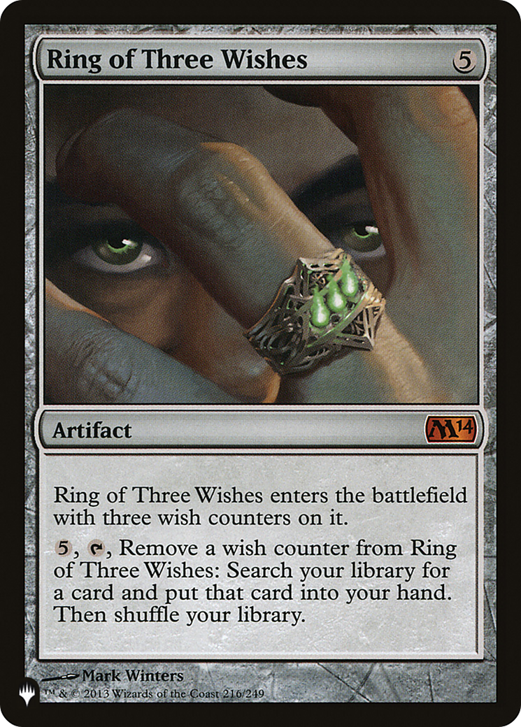 Ring of Three Wishes [The List] | The Time Vault CA