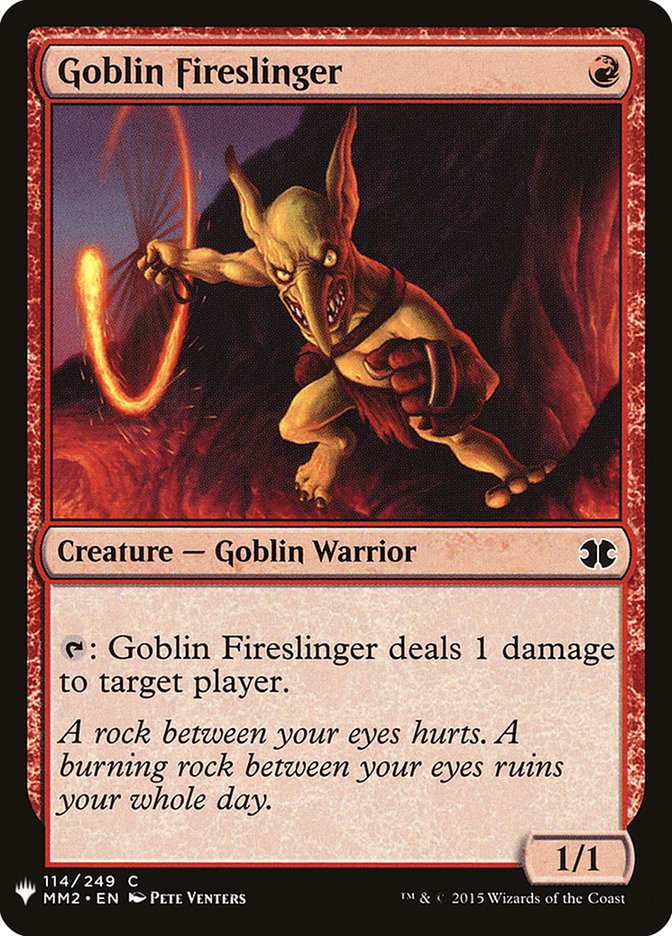 Goblin Fireslinger [Mystery Booster] | The Time Vault CA