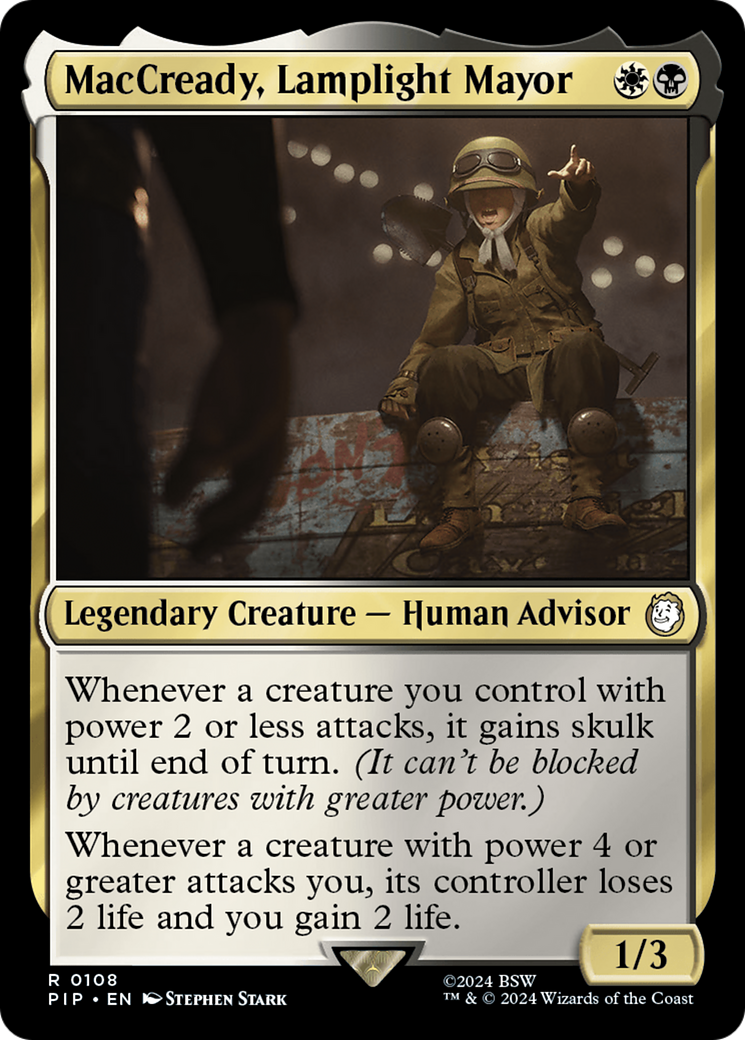 MacCready, Lamplight Mayor [Fallout] | The Time Vault CA